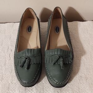 Dr. Scholl's Green Tassel Loafers